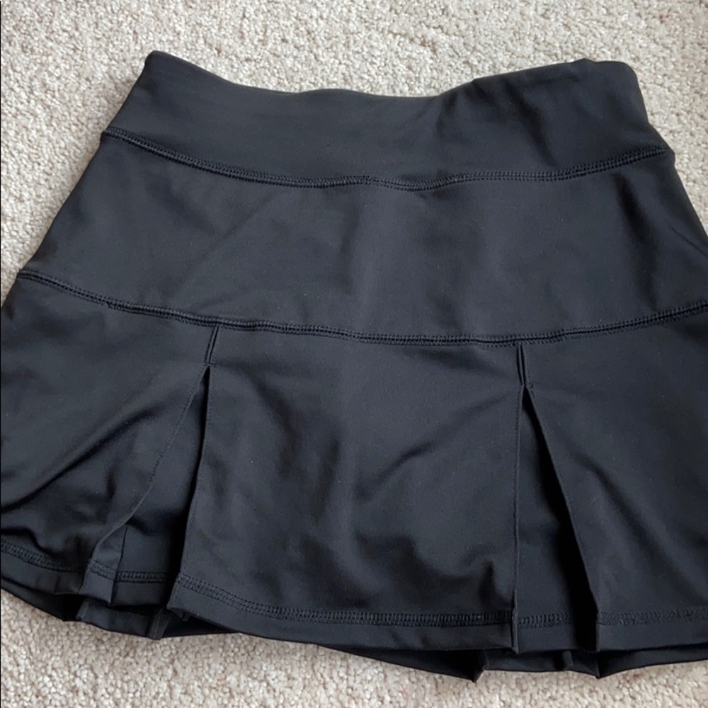 black golf skirt